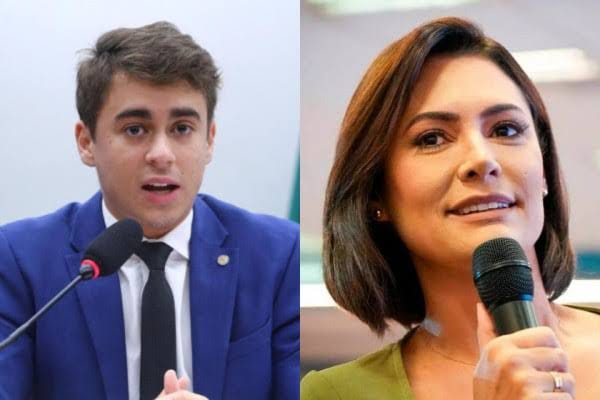 Michelle Bolsonaro chama Nikolas Ferreira de “filho 06” após caminhada histórica