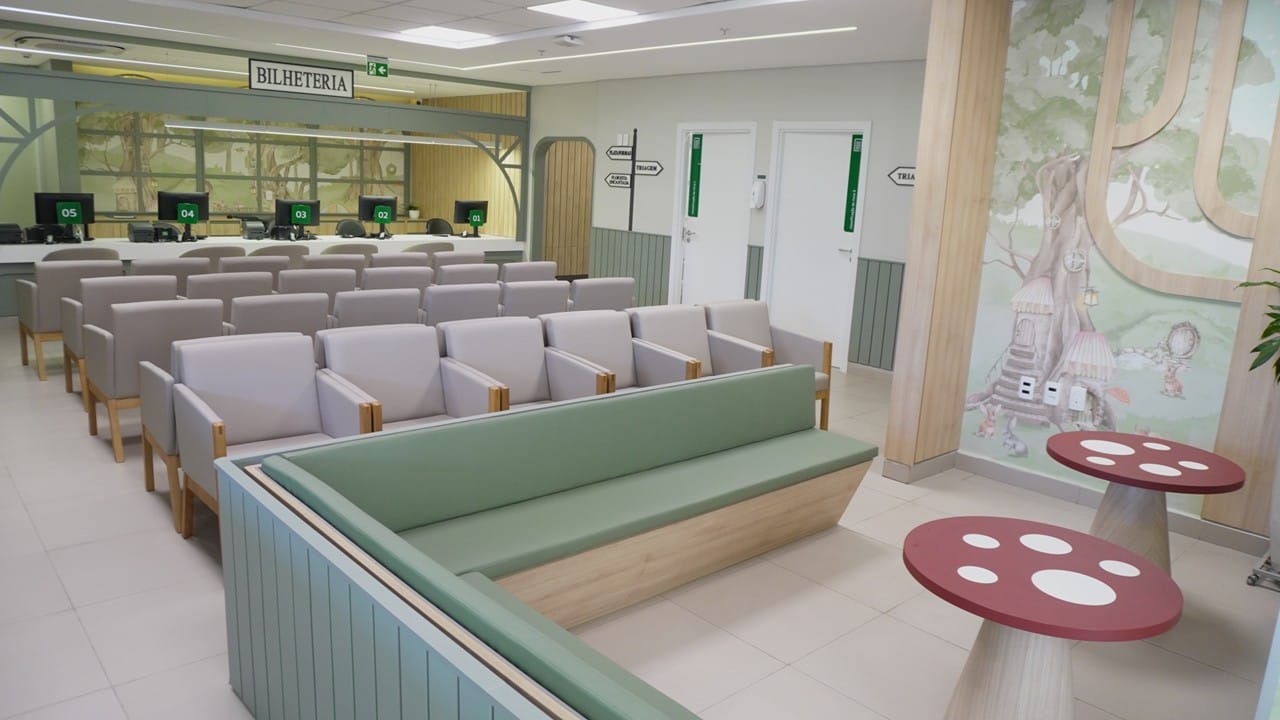 Ambiente acolhedor: Pronto Atendimento Infantil da Unimed Cuiabá transforma ida ao médico em uma experiência de carinho