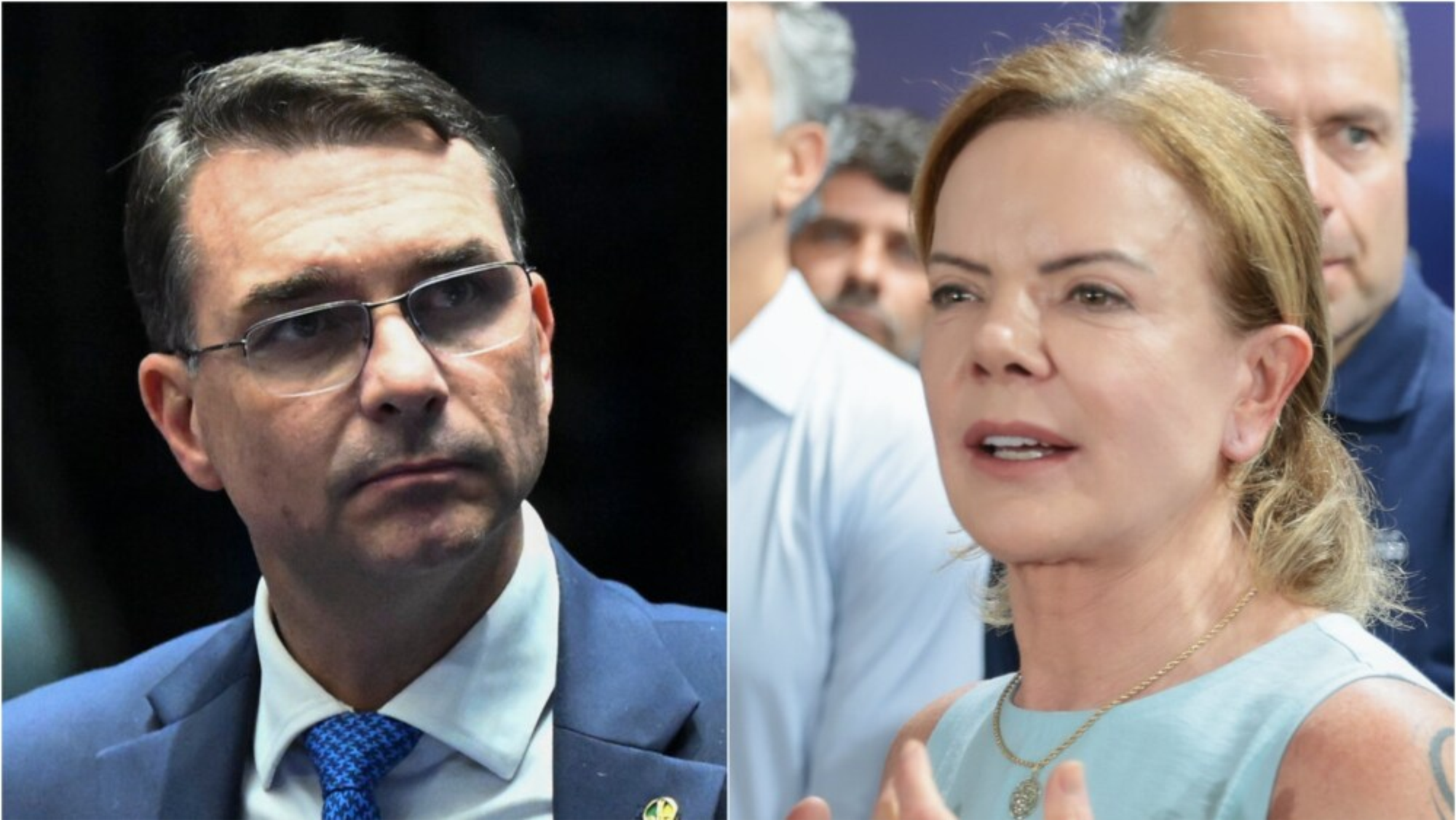 Flávio Bolsonaro e Gleisi Hoffmann trocam críticas após posição do Brasil sobre o Irã