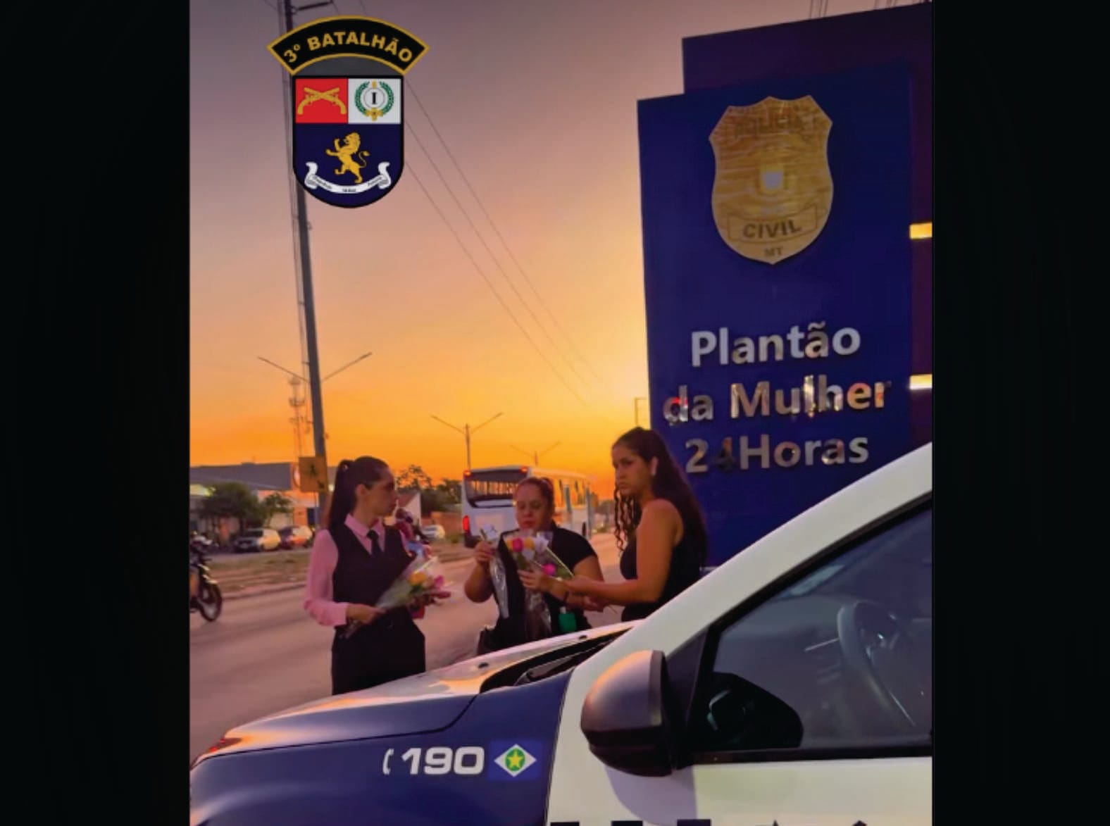 Polícia militar intensifica ações de combate à violência contra a mulher em Cuiabá