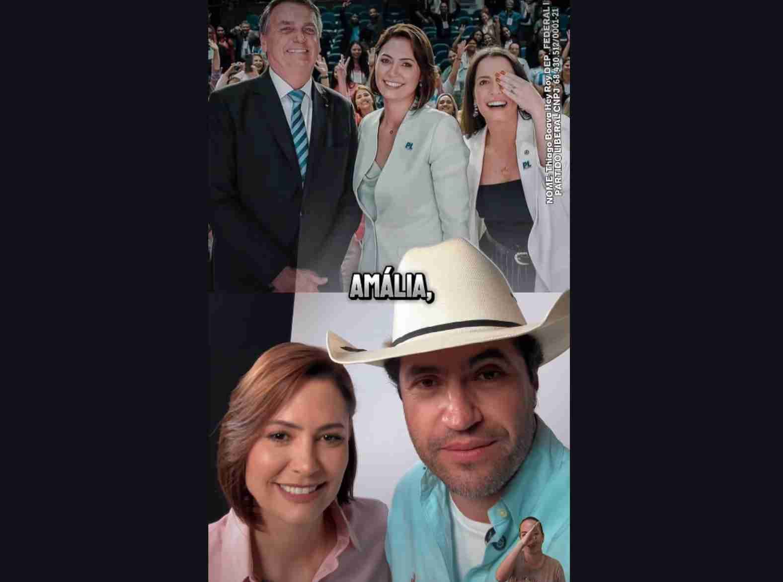 Michelle Bolsonaro declara apoio a Thiago Boava em Mato Grosso