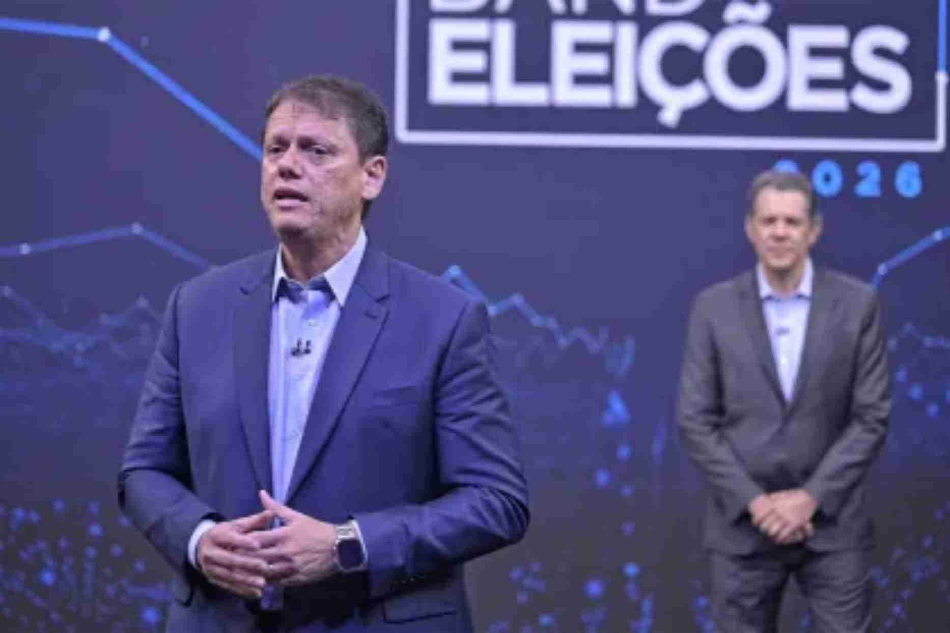 Tarcísio e Haddad protagonizam primeiro grande debate pela disputa em São Paulo