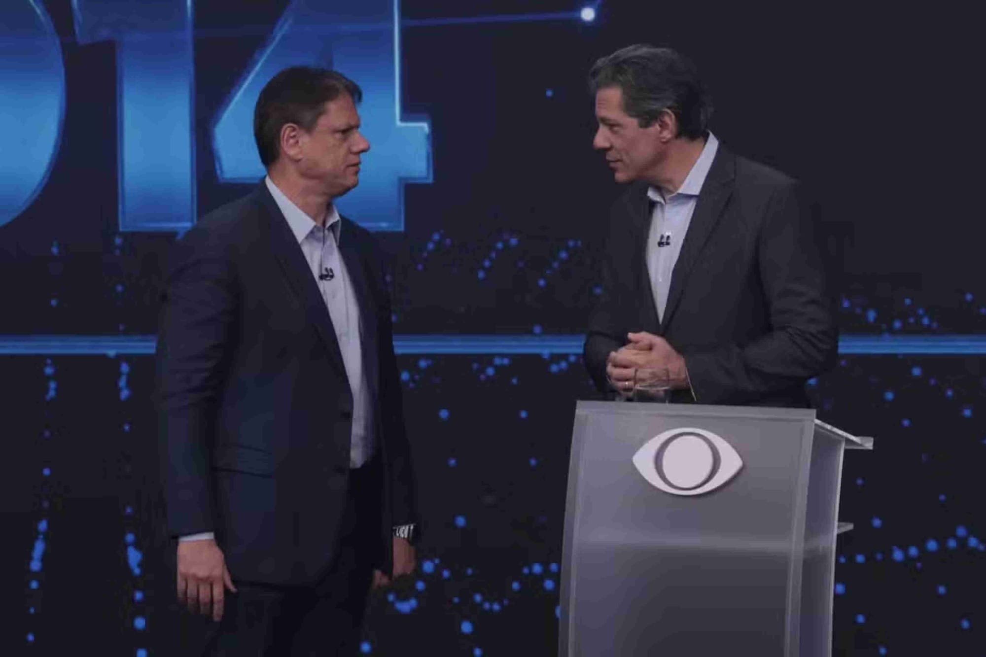 Haddad tenta atacar Tarcísio com Derrite, mas admite não conhecer programa citado pelo adversário