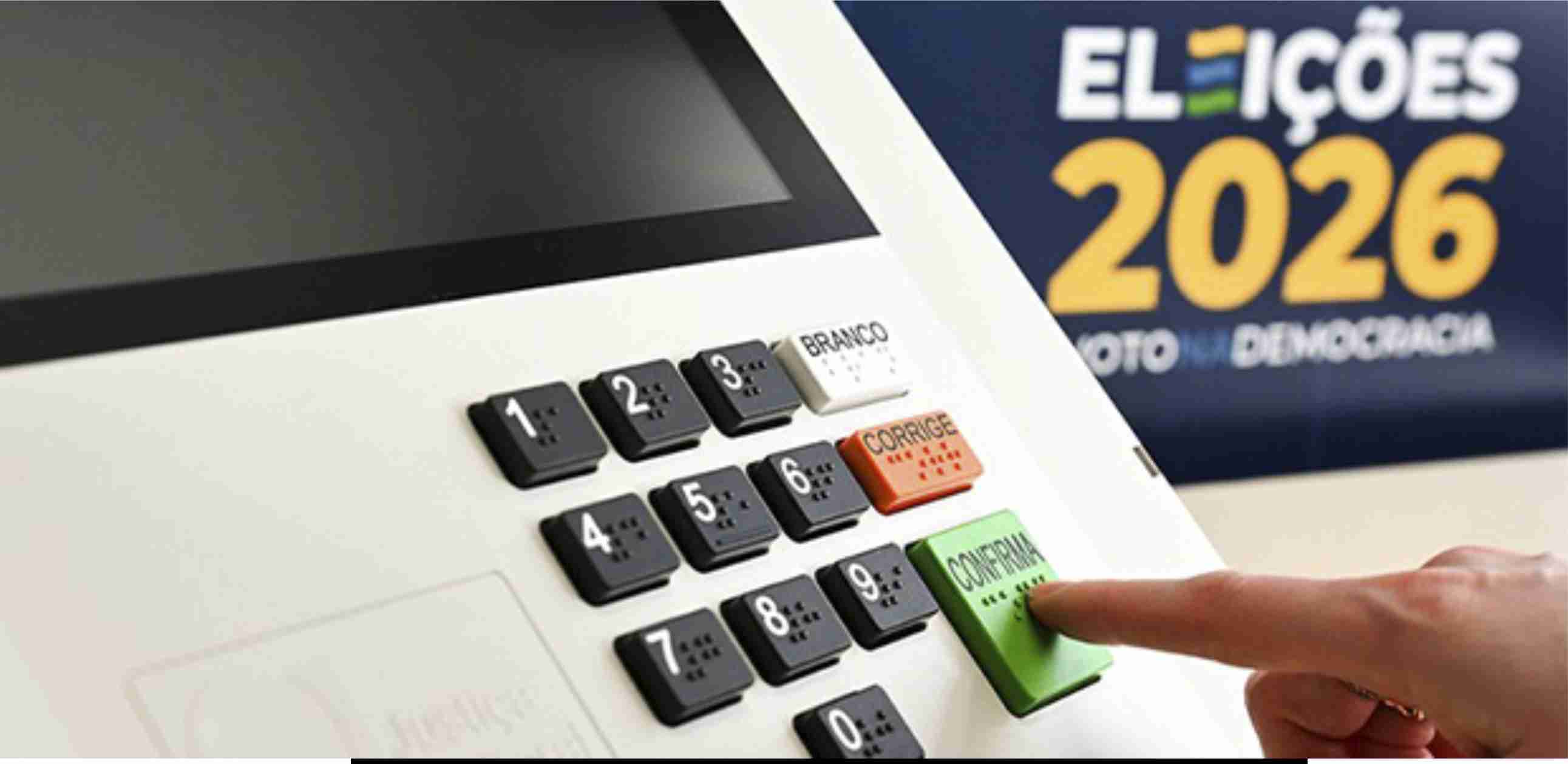 Urna eletrônica ganha novo visual e barra de progresso nas eleições de 2026