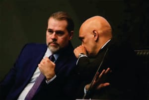 PF detalha arquivos sobre Moraes e Toffoli no caso Banco Master