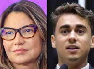 Janja chama Nikolas Ferreira de “mentiroso” e “piá de bosta” durante ato eleitoral em Minas